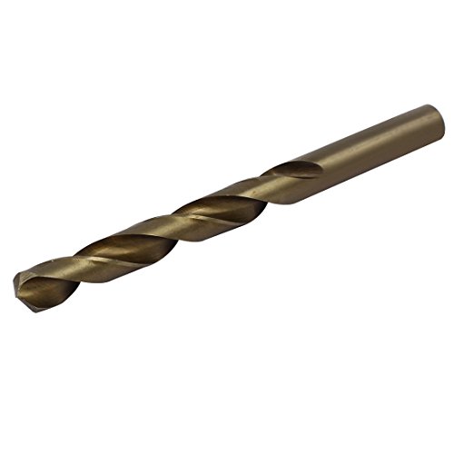 uxcell 12.8mm Dia HSS Cobalt Straight Round Shank Metric Twist Drill Bit Drilling Tool