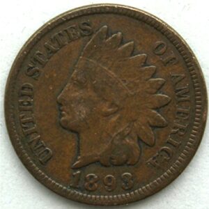 1893 indian head cent good