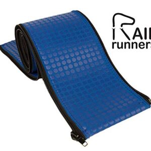 Rail Runners Blue In-ground Swimming Pool Ladder & Handrail Cover | 8-Ft-by-1.9-Inches Diameter Piece | Slip Resistant Grip | Keeps Railings Cool in The Sun | Durable Nylon Material