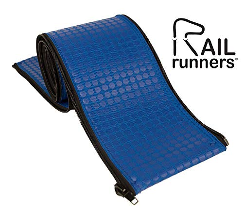 Rail Runners Blue In-ground Swimming Pool Ladder & Handrail Cover | 8-Ft-by-1.9-Inches Diameter Piece | Slip Resistant Grip | Keeps Railings Cool in The Sun | Durable Nylon Material