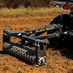 Black Boar ATV/UTV Cultipacker Implement, Breaks Up Clods, Packs Down Loose Soil and Forces Seed Bed (66009)