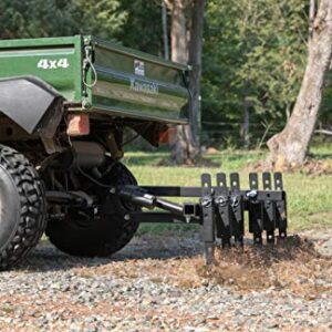 Black Boar ATV/UTV Plow Implement, Breaks Up Hard Ground w/6 Independently Adjustable Chisels, Use to Cultivate, Establish Food Plot, Maintain Land (66003)