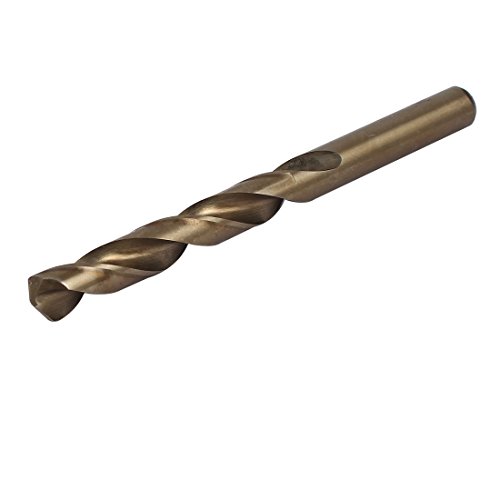 uxcell 13mm Dia 150mm Length M35 HSS Cobalt Round Shank 2-Flute Twist Drill Bit