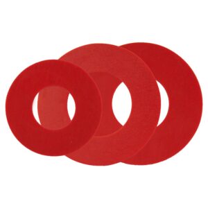 korky 440bp dual flush seal kit - replaces aquasource, american standard, glacier bay and mansfield seals - made in usa , red , 3 in.