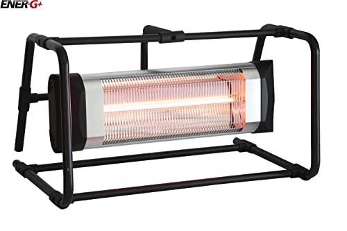 EnerG+ Infrared Electric Outdoor Heater - Portable, Black (HEA-21548-BB)