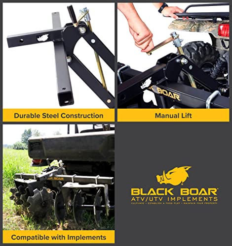 Camco Black Boar ATV/UTV Manual Implement Lift, 50 Inches (66013)