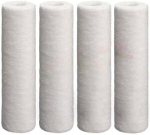 cfs – 4 pack sediment water filter cartridges compatible with px05-9 7/8 models – remove bad taste & odor – whole house replacement filter cartridge – 5 micron – 10" x 2.5"