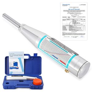 newtry concrete rebound hammer, tester portable resiliometer test, 10-60mpa 1450-8702psi with user’s guide in english text & video