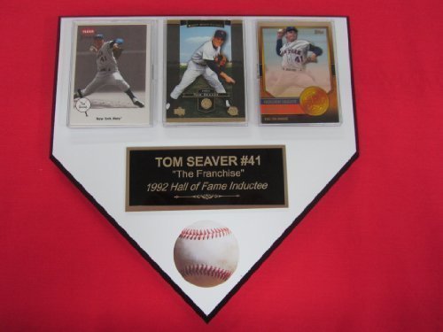 Tom Seaver 3 Card Collector Home Plate Plaque to Amazon!