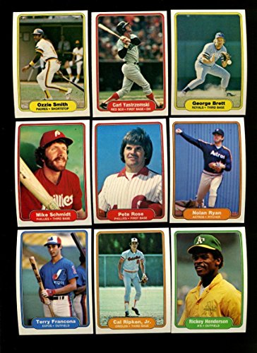 1982 Fleer Baseball Complete Set 660 Cards Cal Ripken Jr. Rookie Nrmt/Mt