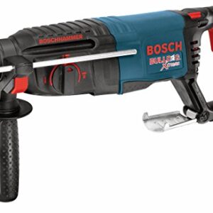 Bosch 11255VSR-GWS8 1" SDS-plus Bulldog Xtreme Rotary Hammer with 4-1/2" Small Angle Grinder, Blue