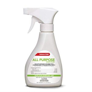 nature-cide all purpose insecticide. all natural roach killer, spider, mosquito and ant spray to keep your home safe. kills on contact. no strong odor. 8 oz