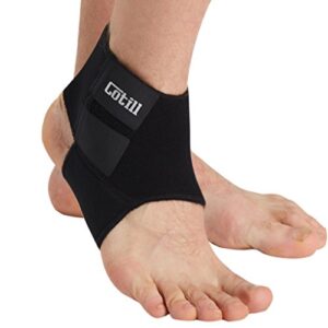 cotill ankle support for men and women - neoprene breathable adjustable ankle brace sprain for running, basketball (medium) …