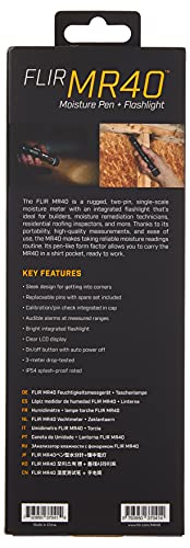 FLIR MR40 - Moisture Pen - with Built in 40 Lumens Flashlight