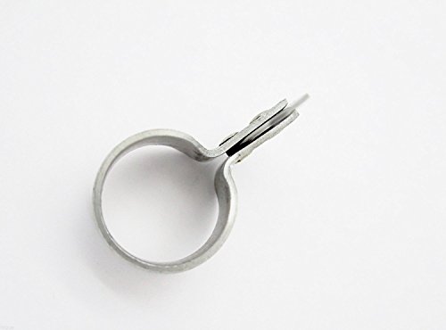 2-pk Handy Twine Knife Ring Size 12 Curved Blade Utility Finger Razor String Box Thread Cutter