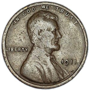 1911 P Wheat Cent Penny Good