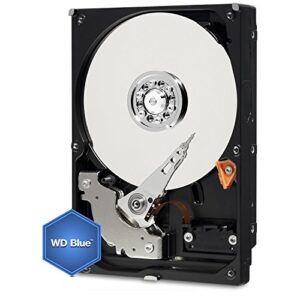 Western Digital(WD) BLUE Deskptop 1TB( 1Terabyte) 3.5"Hard Disk Drive, 5400~7200RPM, SATA3 ( 6.0GB/s), 64MB Cache, IDEAL for PC/Mac/CCTV/NAS/DVR/Raid and SATA Applications, 1YR Warranty (Blue)