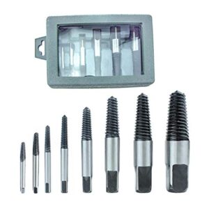 hfs (r) 8 piece easy out screw bolt extractor set