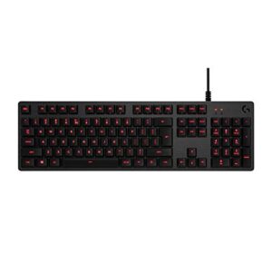 Logitech G413 Backlit Mechanical Gaming Keyboard with USB Passthrough – Carbon