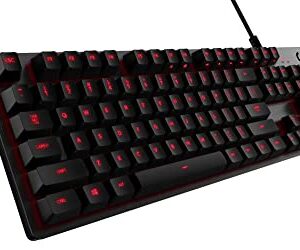 Logitech G413 Backlit Mechanical Gaming Keyboard with USB Passthrough – Carbon