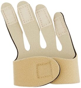 rolyan soft hand-based ulnar deviation insert for right hand, short splint insert for joint alignment, aligns the knuckle joints in the hand and fingers for pain relief and mobility, small