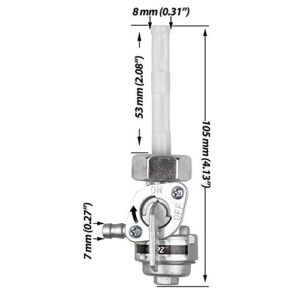 1PZ KW5-P01 Gas Tank Fuel Switch Valve Petcock fit for Generac GP5000 GP5500 GP6000E GP6500 GP6500E GP7000 GP7000E GP7500 GP7500E GP8000E Generator