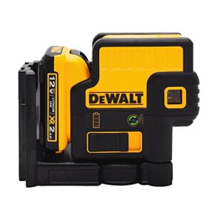 dewalt 12v max* laser level, 5 spot green laser, 150-foot range (dw085lg)