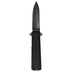 Kershaw Barstow Pocketknife, 3" 8Cr13MoV Steel Spear Point Plain Edge Blade, Assisted Opening Folding EDC, Tactical Knife,Black