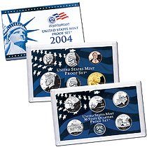 2004 s 11 piece set proof in original packaging from us mint proof