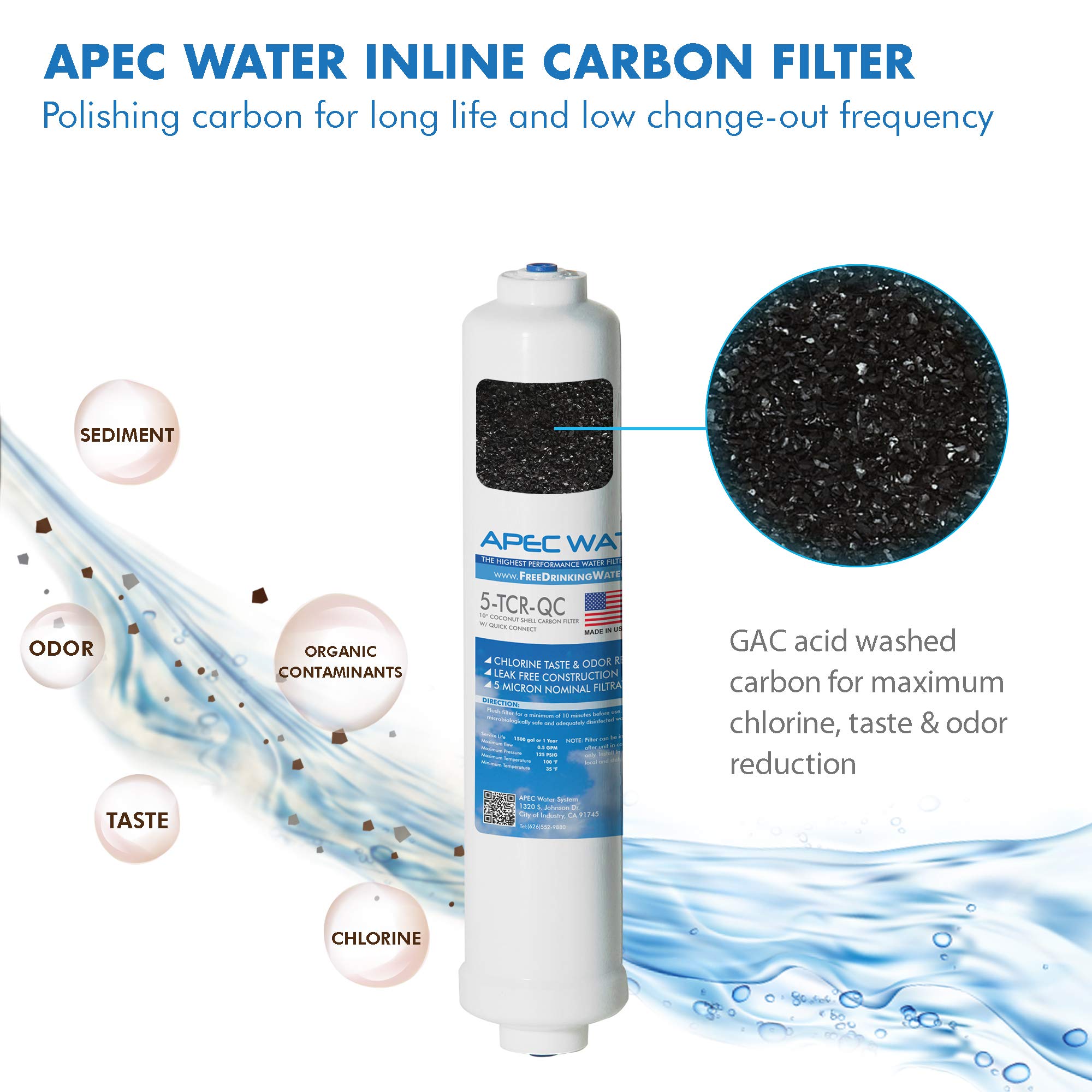 APEC Water Systems FILTER-MAX-PH Water Filter Replacement