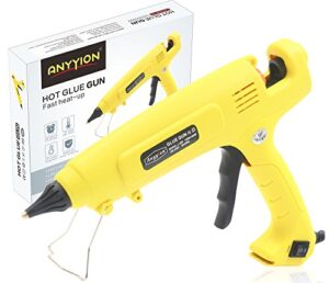 anyyion 300w industrialt glue gun – high output professional adjustable switch – professional grade hot glue gun for carpentry, repairs & remodeling