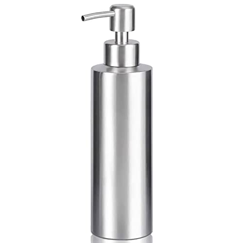 ARKTEK -Stainless Steel Countertop soap dispenser Rust Proof Liquid Hand soap dispenser, Premium Kitchen Pump for Liquid Bathroom Hand Dish Lotion (11.8 Oz / 350 ml)