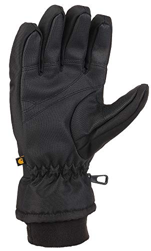 Carhartt Men's WP Waterproof Insulated Glove, Black/Grey, XX-Large