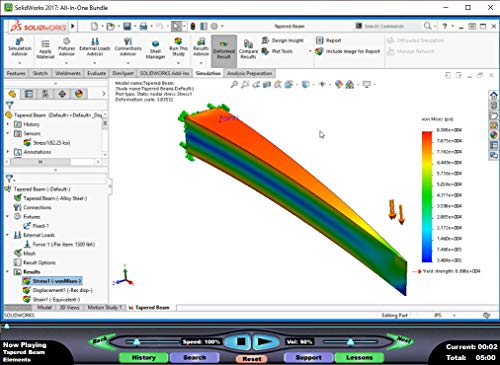 SOLIDWORKS 2017: FEA Made Simple – Video Training Course