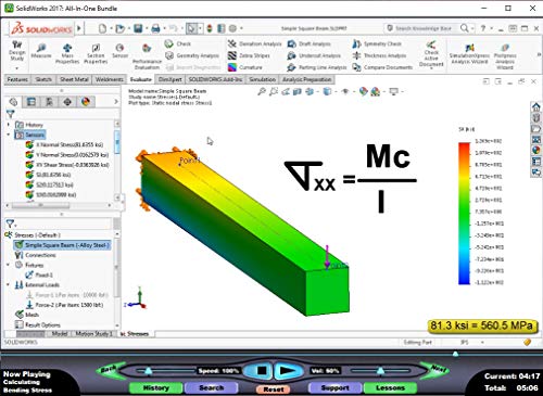 SOLIDWORKS 2017: FEA Made Simple – Video Training Course