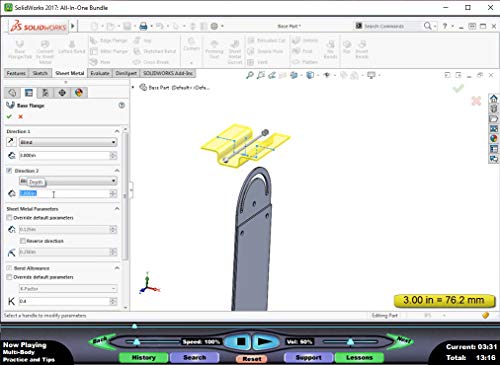 SOLIDWORKS 2017: Sheet Metal Design – Video Training Course