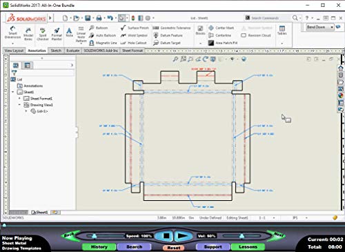 SOLIDWORKS 2017: Sheet Metal Design – Video Training Course