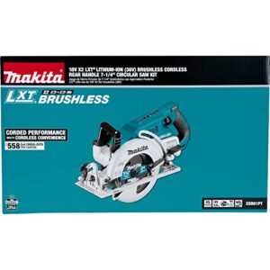 Makita XSR01PT 36V (18V X2) LXT® Brushless Rear Handle 7-1/4" Circular Saw Kit (5.0Ah)