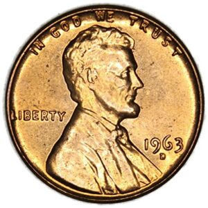 1963 d lincoln memorial penny very good