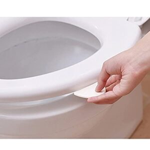 toilet cover handle,(pack of 2) toilet seat pad cover lifter, lift raise lower lid the clean way - avoid touching - self-adhesive hygiene - cleaner & healthier