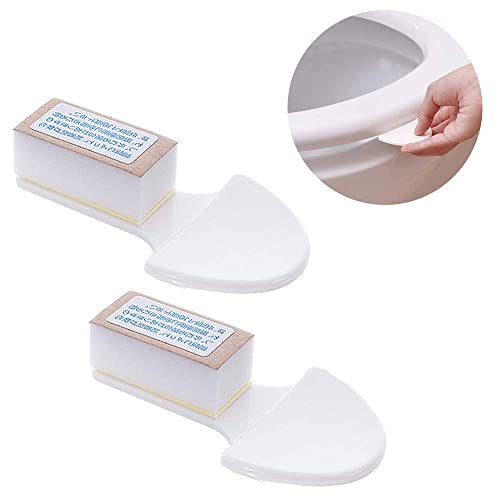 Toilet Cover Handle,(Pack of 2) Toilet Seat Pad Cover Lifter, Lift Raise Lower Lid the Clean Way - Avoid Touching - Self-adhesive Hygiene - Cleaner & Healthier