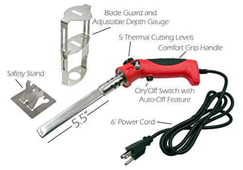 Zega Hot Knife - 150 Watt Heavy Duty Hot Knife Styrofoam Heat Cutter