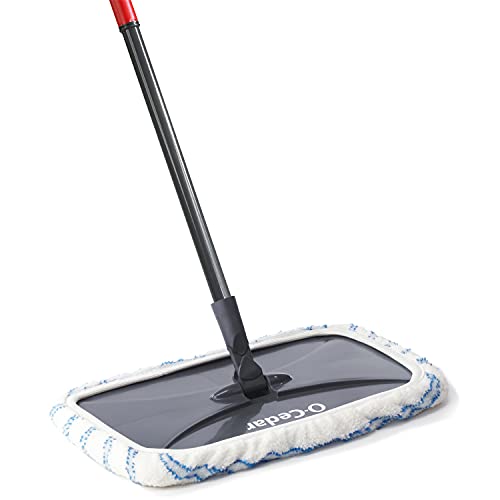 O-Cedar Hardwood Floor 'N More Microfiber Mop,White