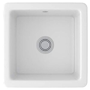 rohl rc1818wh fireclay kitchen sinks, white
