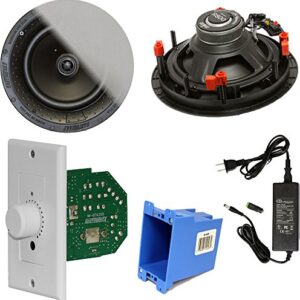 EARTHQUAKE Sound in-Ceiling Bluetooth Speaker Set with in-Wall Amplifier