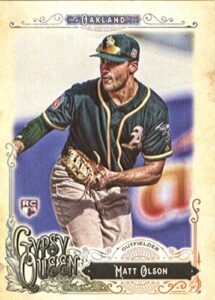 2017 topps gypsy queen #14 matt olson oakland athletics rookie baseball card