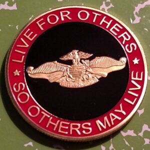 Marine Corps Fleet Marine Force Corpsman Military Challenge Art Coin