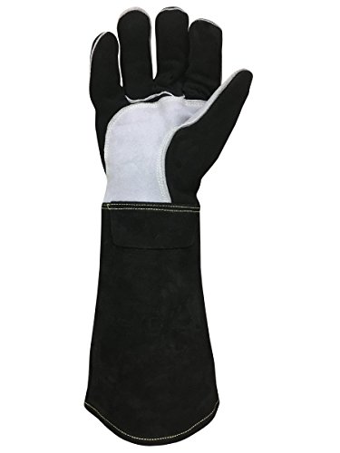 IronClad Stick Welder Premium Elkskin & Leather Welding Gloves (Small)