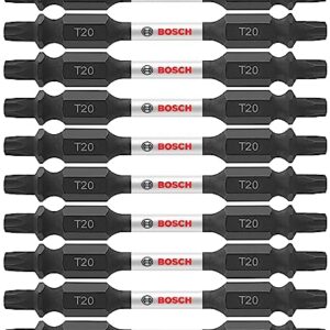 BOSCH ITDET202503 3-Pack 2-1/2 In. Torx #20 Impact Tough Double-Ended Screwdriving Bits