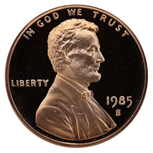 1985 s gem proof lincoln memorial cent penny proof us mint